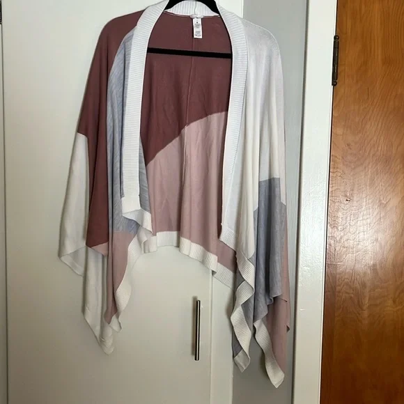 Lululemon Hatha Wrap Quicksand Pink Heathered Core Shawl One Size - Picture 1 of 7